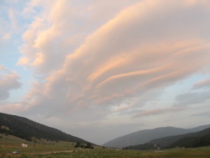 Lenticular over Cuddy Valley