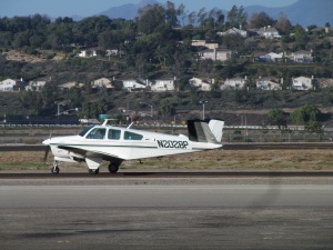 Beechcraft Bonanza Landing